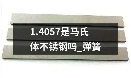 1.4057是马氏体不锈钢吗_弹簧