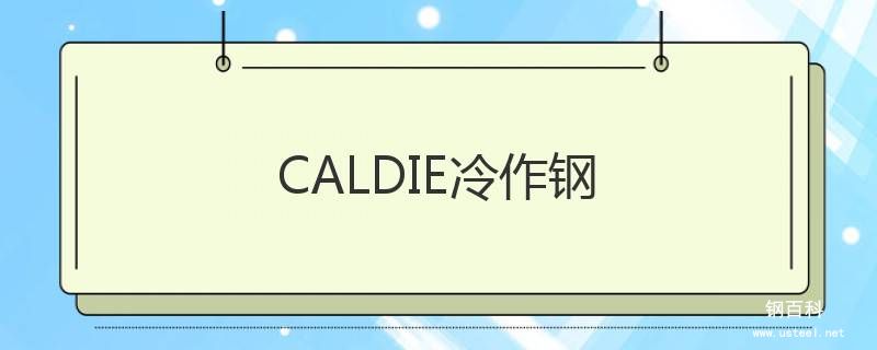 CALDIE冷作钢 CALDIE冷作钢