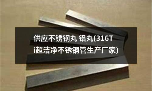 供应不锈钢丸 铝丸(316Ti超洁净不锈钢管生产厂家)