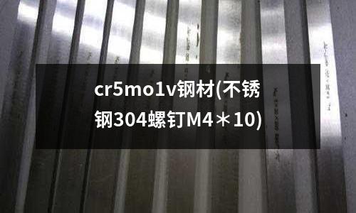 cr5mo1v钢材(不锈钢304螺钉M4*10)