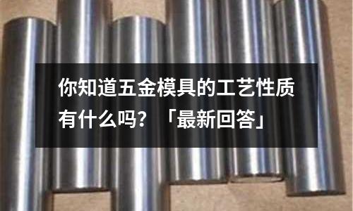 你知道五金模具的工艺性质有什么吗?「最新回答」