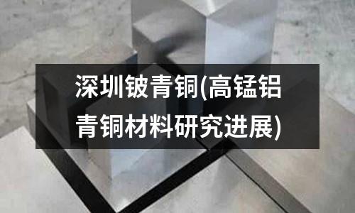 深圳铍青铜(高锰铝青铜材料研究进展)
