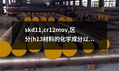 skd11,cr12mov,区分(h13材料的化学成分以及密度是多少??)