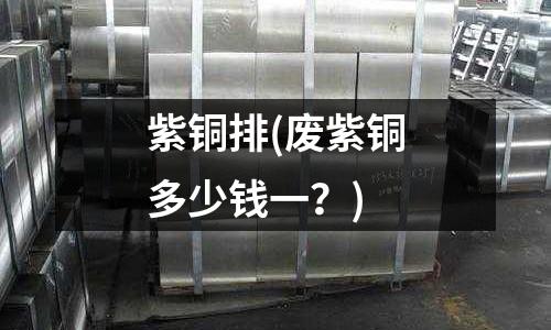 紫铜排(废紫铜多少钱一?)