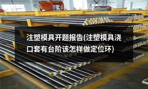 注塑模具开题报告(注塑模具浇口套有台阶该怎样做定位环)
