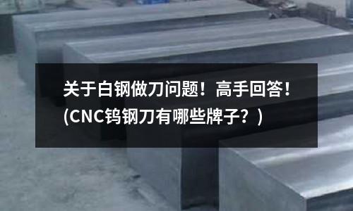 关于白钢做刀问题!高手回答!(CNC钨钢刀有哪些牌子?)