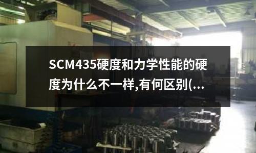 SCM435硬度和力学性能的硬度为什么不一样,有何区别(H13号钢能做弹簧片吗)