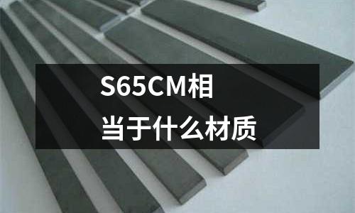 S65CM相当于什么材质