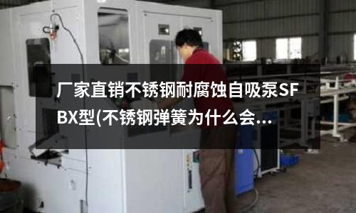 厂家直销不锈钢耐腐蚀自吸泵SFBX型(不锈钢弹簧为什么会带磁?)