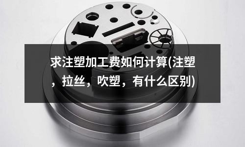 求注塑加工费如何计算(注塑,拉丝,吹塑,有什么区别)