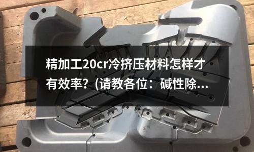 精加工20cr冷挤压材料怎样才有效率?(请教各位:碱性除锈需要用怎样的配方啊?生锈的是模具钢哦!)