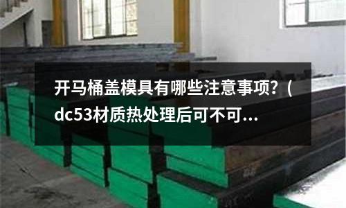 开马桶盖模具有哪些注意事项?(dc53材质热处理后可不可以镀铬吗)