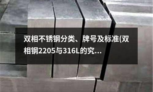 双相不锈钢分类、牌号及标准(双相钢2205与316L的究竟哪个好)