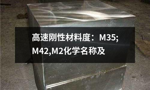 高速刚性材料度:M35;M42,M2化学名称及