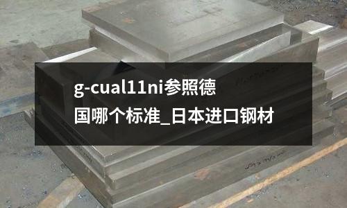 g-cual11ni参照德国哪个标准_日本进口钢材