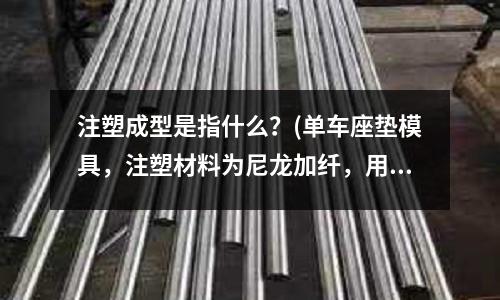 注塑成型是指什么?(单车座垫模具,注塑材料为尼龙加纤,用什么进胶方式)