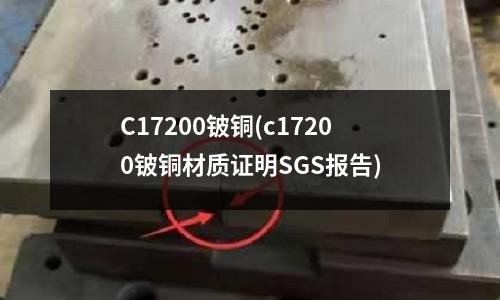 C17200铍铜(c17200铍铜材质证明SGS报告)