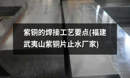 紫铜的焊接工艺要点(福建武夷山紫铜片止水厂家)