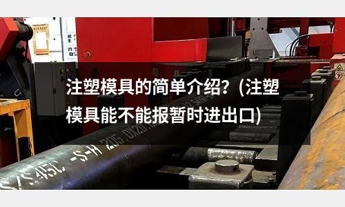 注塑模具的简单介绍?(注塑模具能不能报暂时进出口)