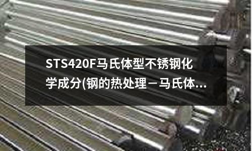 STS420F马氏体型不锈钢化学成分(钢的热处理-马氏体转变.ppt)