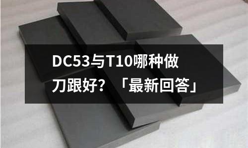 DC53与T10哪种做刀跟好?「最新回答」