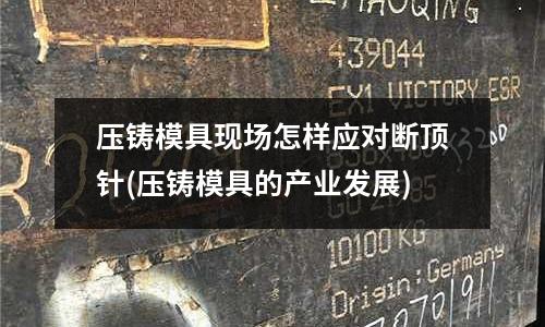 压铸模具现场怎样应对断顶针(压铸模具的产业发展)