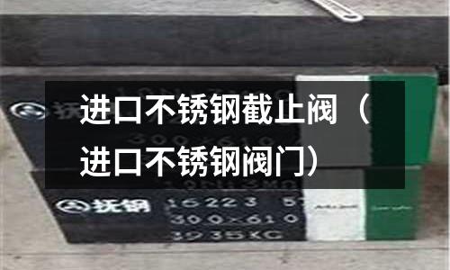 进口不锈钢截止阀(进口不锈钢阀门)
