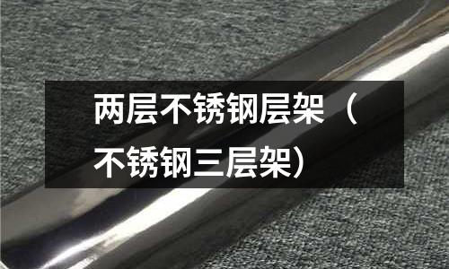 两层不锈钢层架(不锈钢三层架)