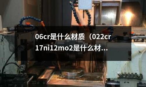 06cr是什么材质(022cr17ni12mo2是什么材质)