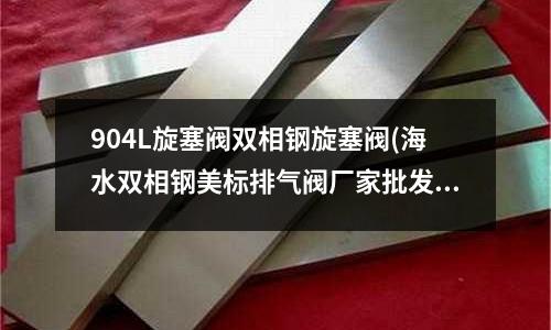 904L旋塞阀双相钢旋塞阀(海水双相钢美标排气阀厂家批发)
