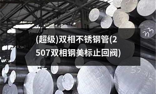 (超级)双相不锈钢管(2507双相钢美标止回阀)