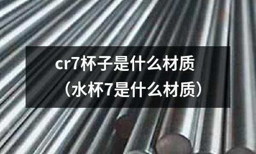 cr7杯子是什么材质(水杯7是什么材质)