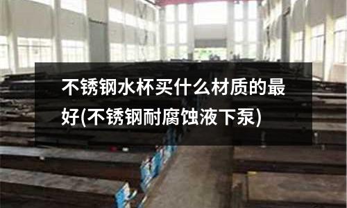 不锈钢水杯买什么材质的最好(不锈钢耐腐蚀液下泵)