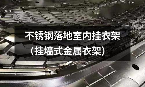 不锈钢落地室内挂衣架(挂墙式金属衣架)