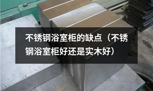 不锈钢浴室柜的缺点(不锈钢浴室柜好还是实木好)