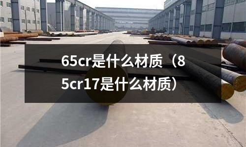 65cr是什么材质(85cr17是什么材质)