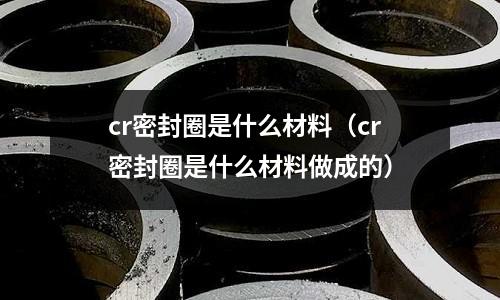 cr密封圈是什么材料(cr密封圈是什么材料做成的)