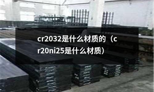 cr2032是什么材质的(cr20ni25是什么材质)