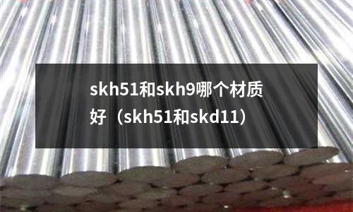 skh51和skh9哪个材质好(skh51和skd11)