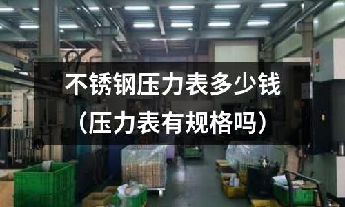 不锈钢压力表多少钱(压力表有规格吗)