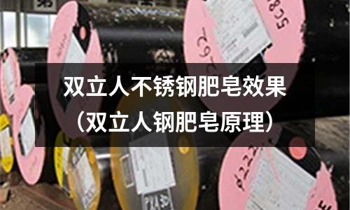双立人不锈钢肥皂效果(双立人钢肥皂原理)