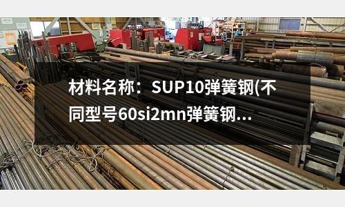 材料名称:SUP10弹簧钢(不同型号60si2mn弹簧钢的特性介绍)