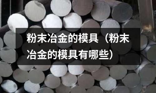 粉末冶金的模具(粉末冶金的模具有哪些)
