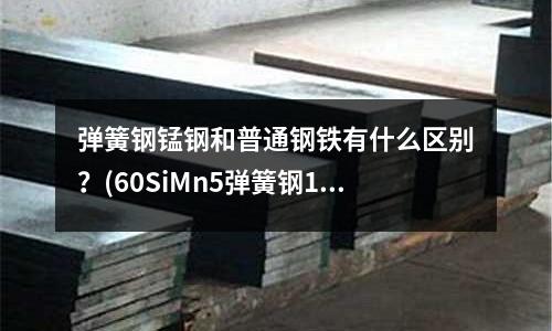 弹簧钢锰钢和普通钢铁有什么区别?(60SiMn5弹簧钢1.5142圆钢板)