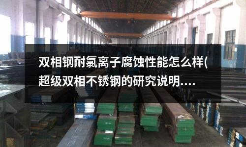 双相钢耐氯离子腐蚀性能怎么样(超级双相不锈钢的研究说明.docx)