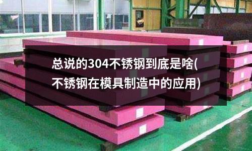 总说的304不锈钢到底是啥(不锈钢在模具制造中的应用)