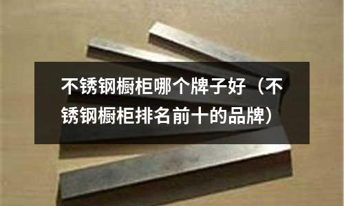 不锈钢橱柜哪个牌子好(不锈钢橱柜排名前十的品牌)