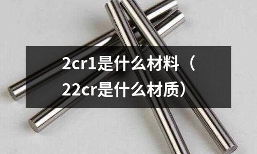 2cr1是什么材料(22cr是什么材质)