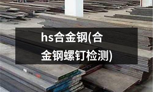 hs合金钢(合金钢螺钉检测)