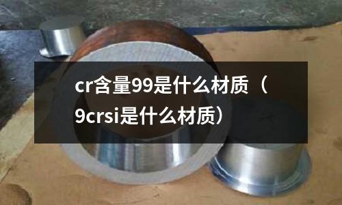 cr含量99是什么材质(9crsi是什么材质)